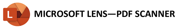 Microsoft Lens PDF scanner